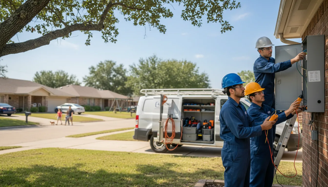 Certified electrician providing emergency electrical services in Coleharbor, ND